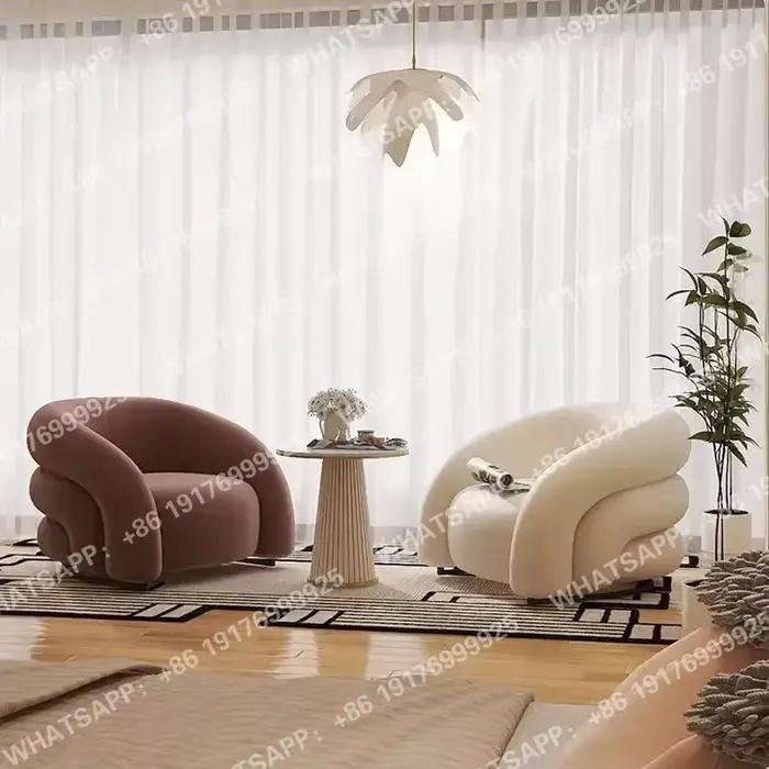 Fauteuil à bascule moderne et léger pour salon, balcon, chaise de loisirs, meuble de maison