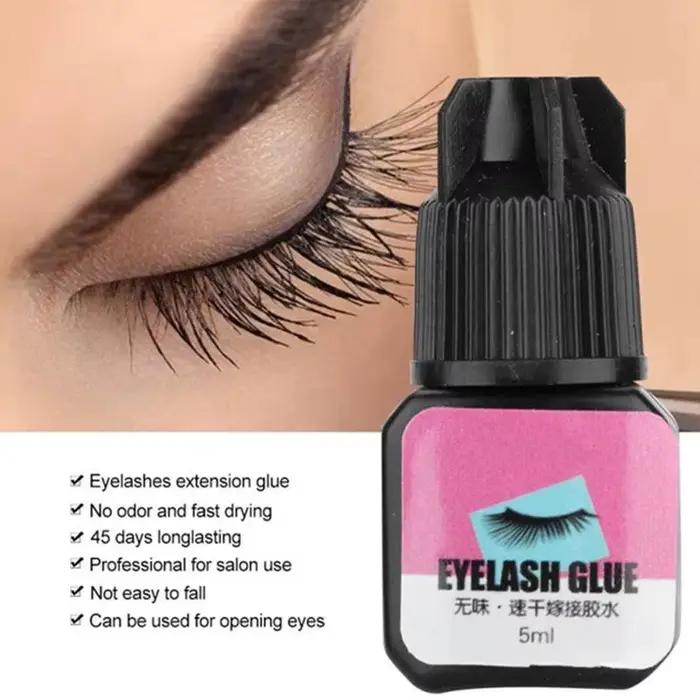 Colle d'extension de cils imperméable, greffage longue durée, colle adhésive à séchage rapide, outil de maquillage sans irritant