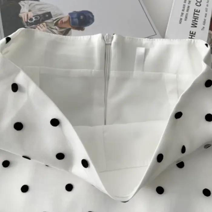 Jupe Vintage à pois pour femmes