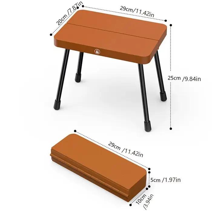 Chaise pliante en alliage d'aluminium, petit banc robuste et résistant à l'usure, tabouret pliable Compact et solide, pour le jardinage en plein air