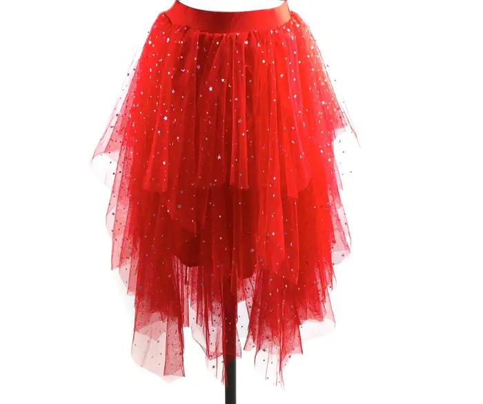 Jupe en tulle à sequins pour soirée de bal