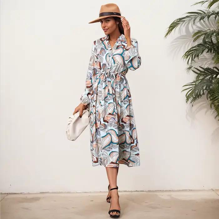 Jupe plissée de style bohème pour femmes