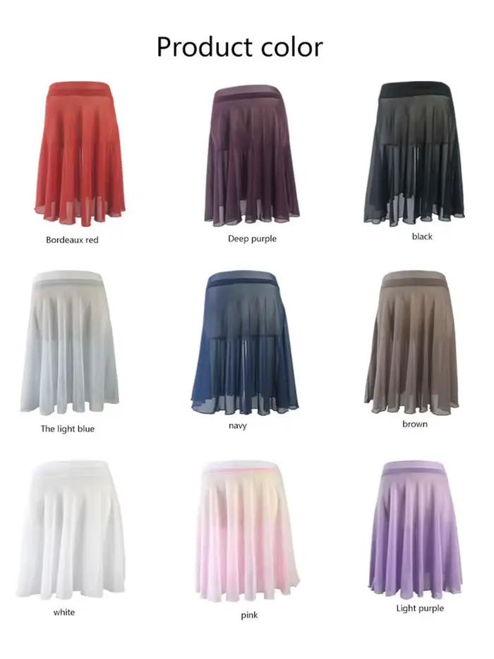 Jupe en tulle élastique pour femmes adultes