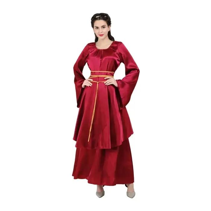 Robe longue médiévale pour femme