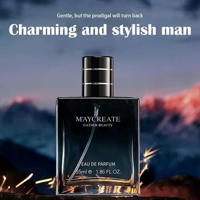 Eau de Cologne pour homme 55 ml, spray Gu Long, parfum boisé longue durée, charme frais, parfum léger, parfum floral