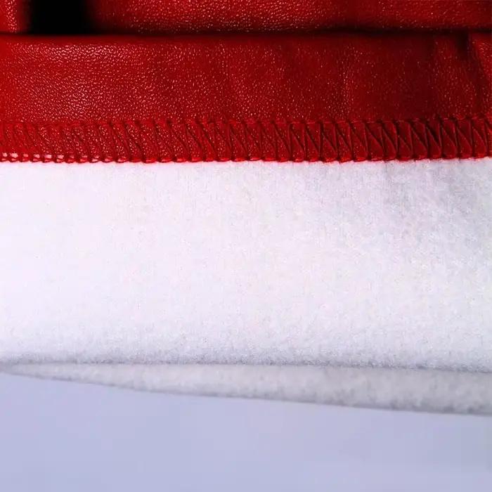 Nouvelle jupe en cuir pour femme