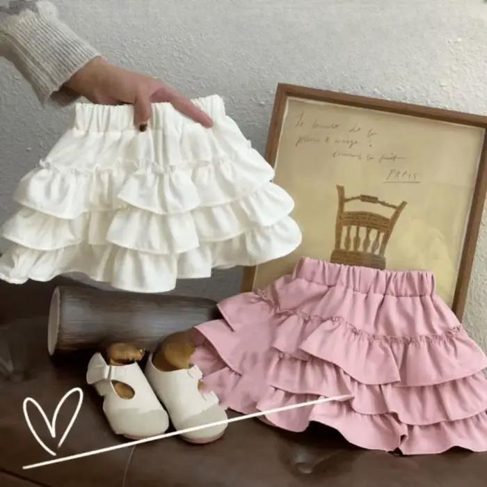 Jupe demi-corps décontractée de Style coréen pour filles