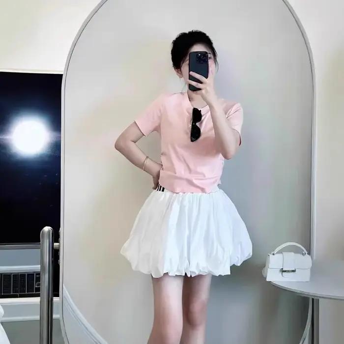 Jupe trapèze taille haute tendance