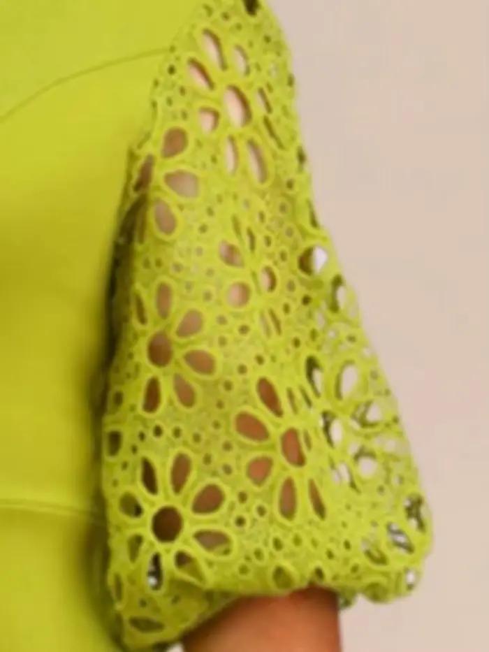 Robe verte élégante pour femmes