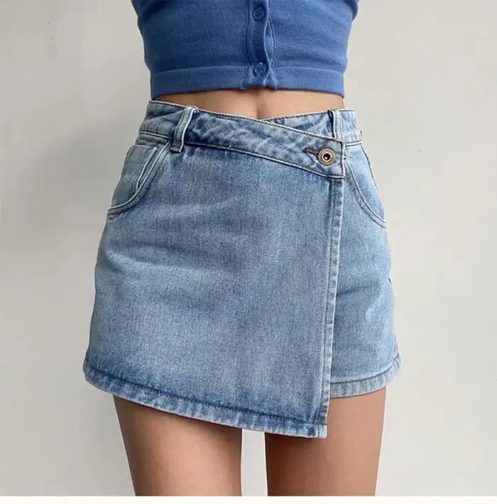 Jupe en jean, nouveau Design fin