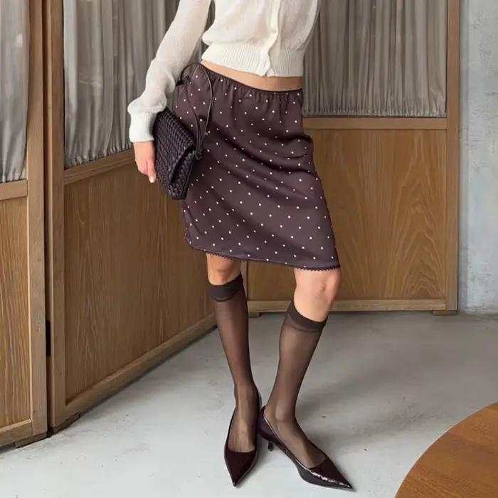 Jupe à pois pour femme Printemps/Été 2026