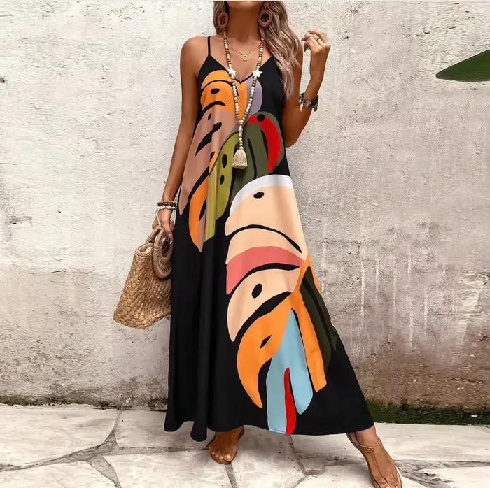 Robe d'été ultra longue pour femme