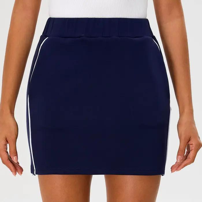 Jupe Miketi Femme Élasthanne Nylon Coton Courte Taille Haute Yoga Fitness Course à Pied Occasions Spéciales