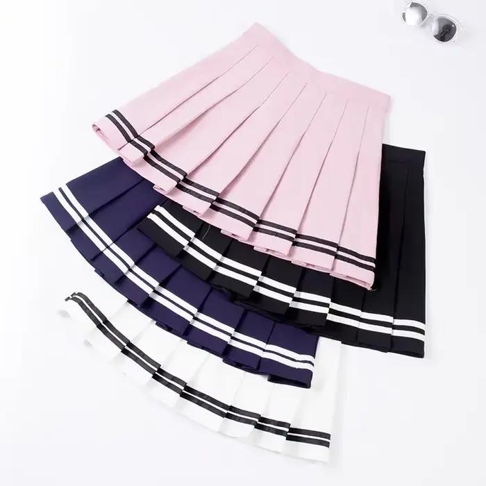 Mini jupe de tennis plissée pour femme