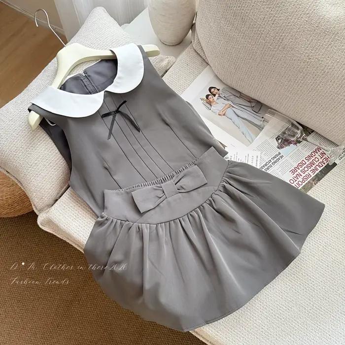 Ensemble jupe deux pièces d'été pour femme