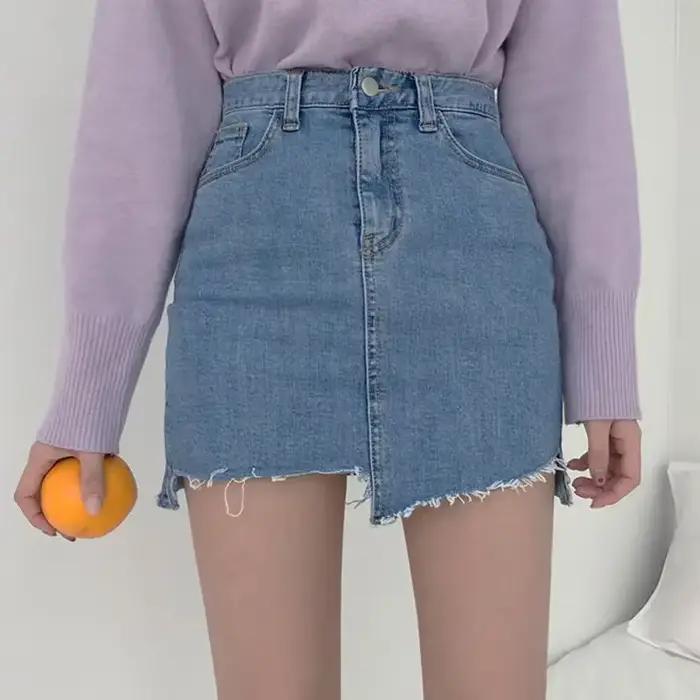Jupes en jean pour femmes