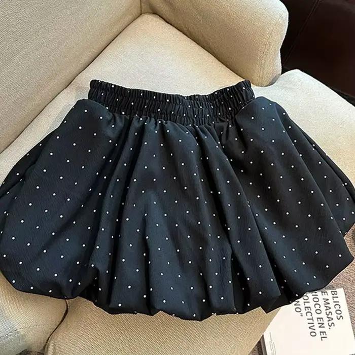 Demi-jupe à pois pour femmes