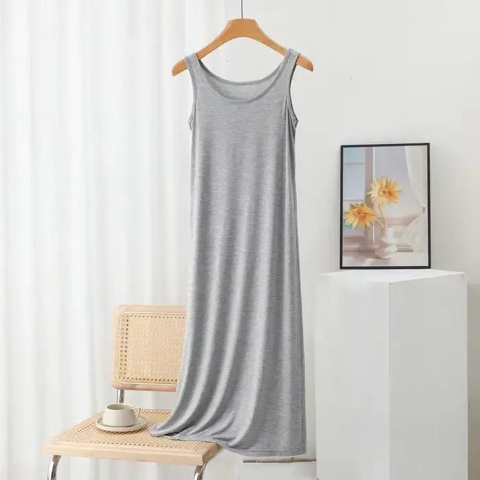 Robe longue en Modal grande taille pour femmes