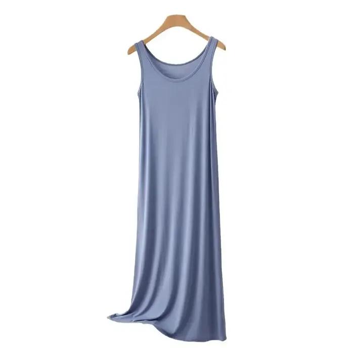 Robe longue en Modal grande taille pour femmes