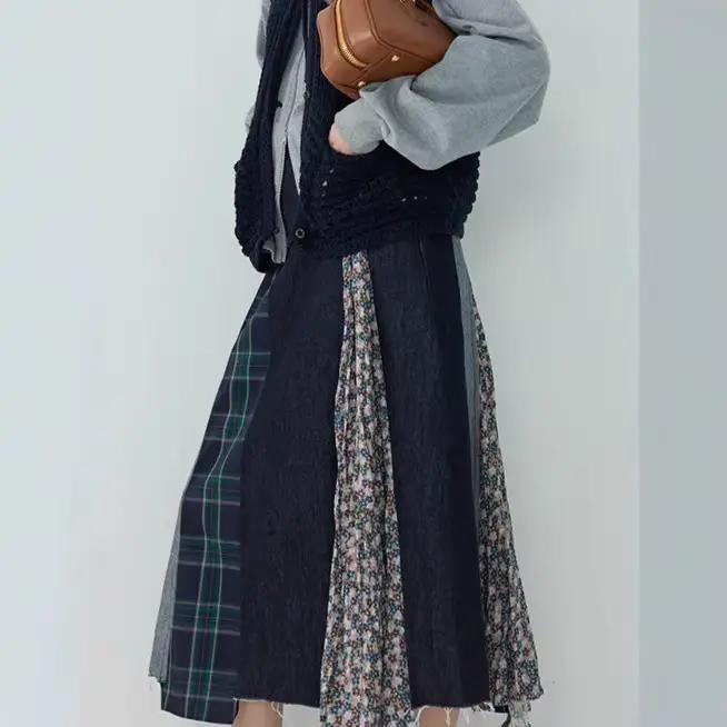 Jupe en jean style japonais