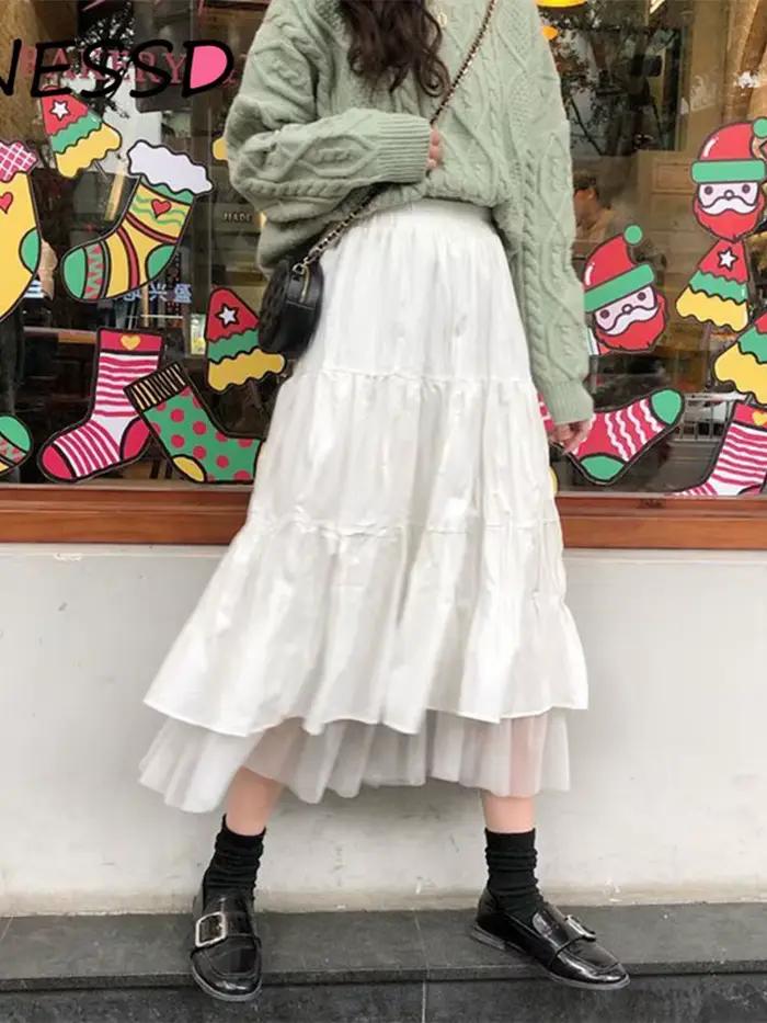 Jupes longues mi-longues en Tulle pour femmes