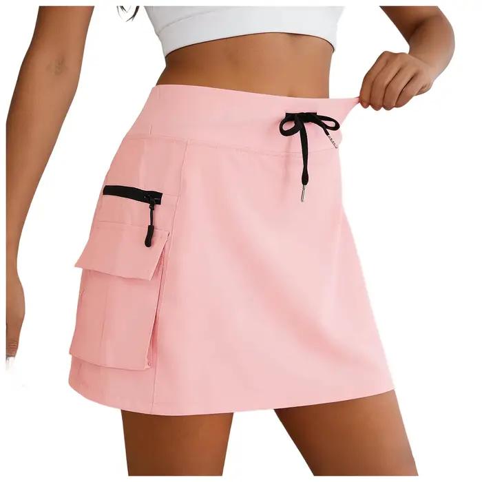 Jupe courte cargo pour femme
