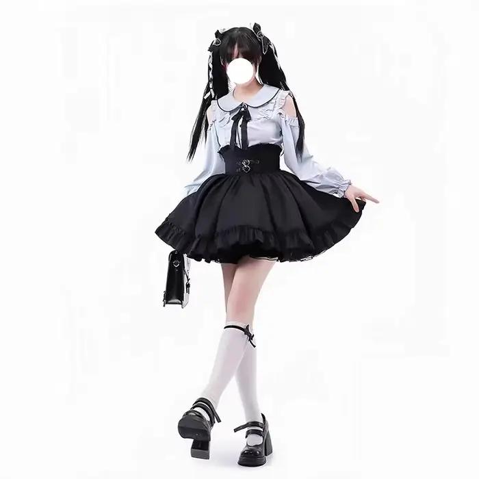 Jupe courte noire pour femme