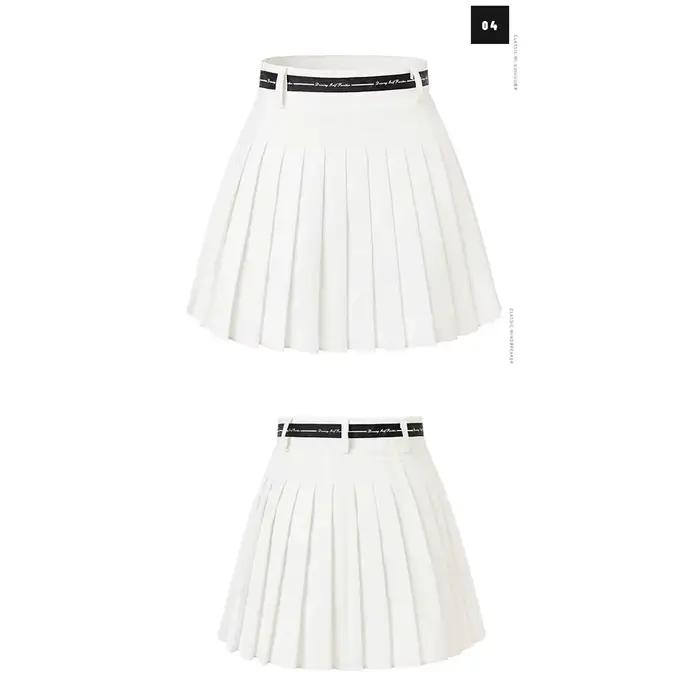 Jupe de Golf plissée taille haute pour femmes