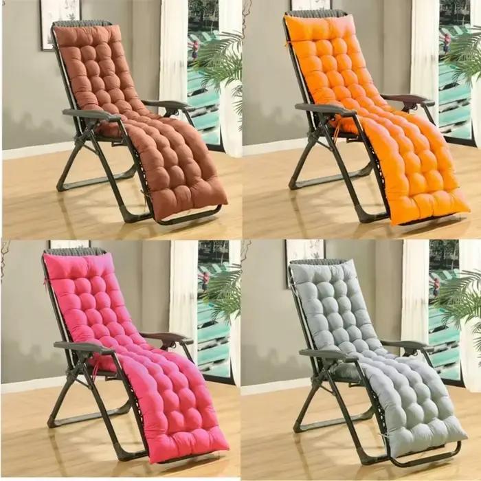 Coussin de chaise à bascule, coussin de chaise de jardin extérieur, antidérapant, à dossier haut, pour chaise de Patio, lavable, pour chaise longue