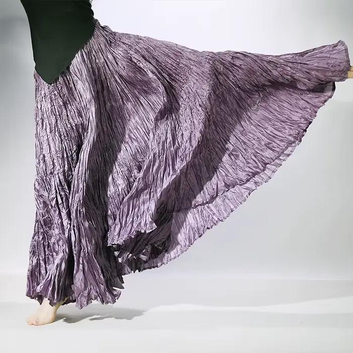Jupe plissée texturée pour femme