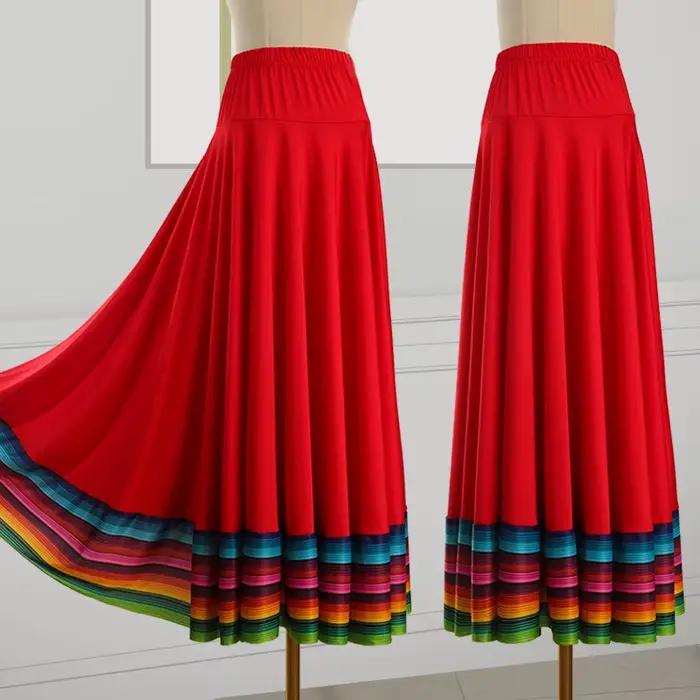 Jupe de danse longue 80 cm pour femme