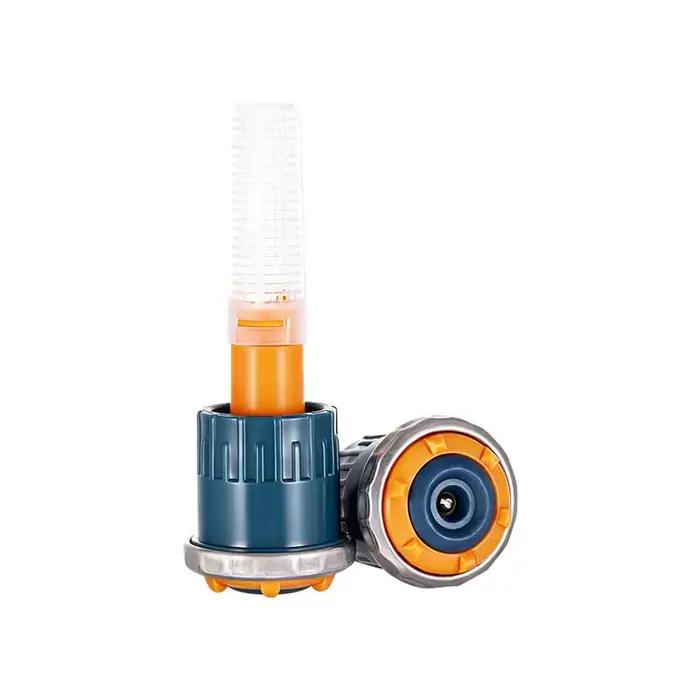 1 pièce - Arroseur rotatif réglable à jet rayonnant avec arc de 90-210/360° et portée de 2,5-9,1 m pour l'irrigation des pelouses et jardins