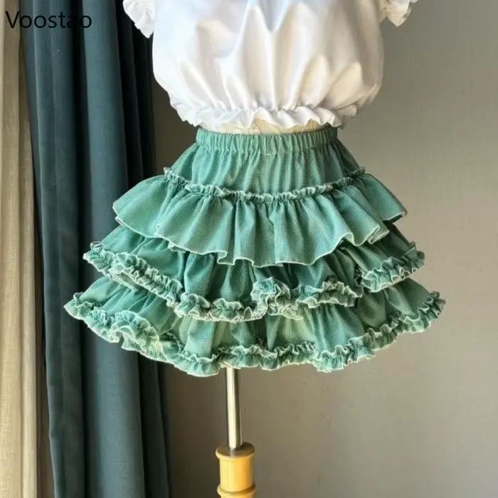 Jupes gothiques japonaises Sweet Kawaii Lolita Cake pour femmes
