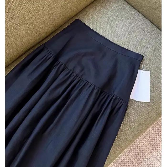Jupe trapèze taille haute
