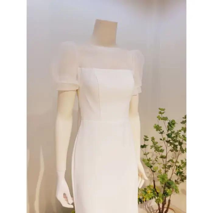 Robe de soirée blanche