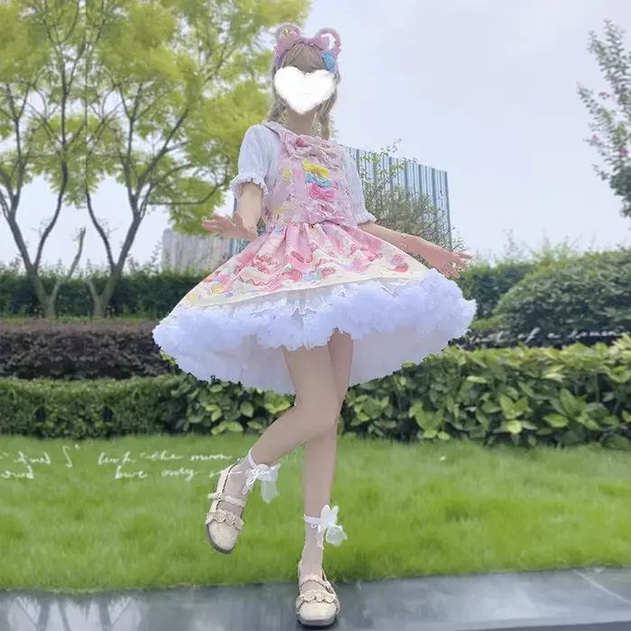 Jupons Lolita Style fleur