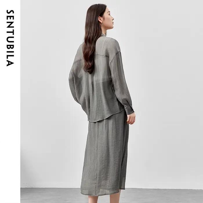 Ensemble jupe 2 pièces SENTUBILA en Lyocell pour femme