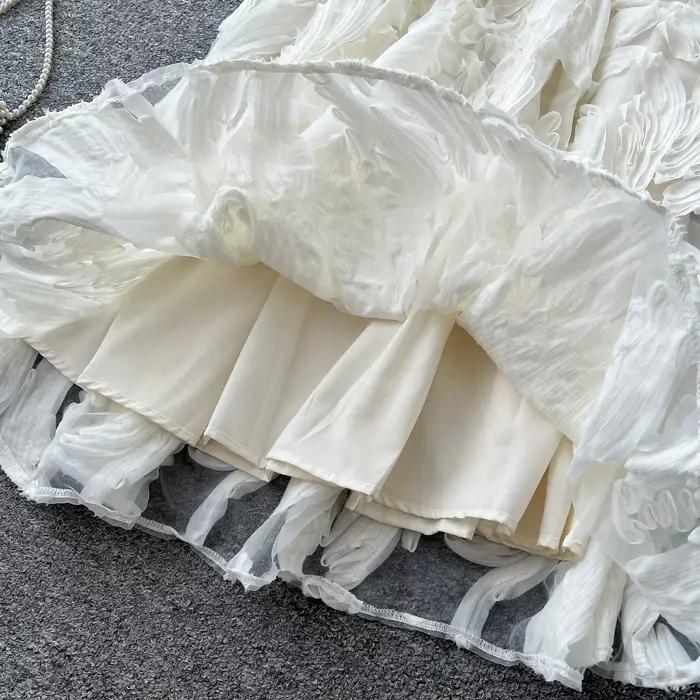 Frenchic-Jupe vintage pour femmes