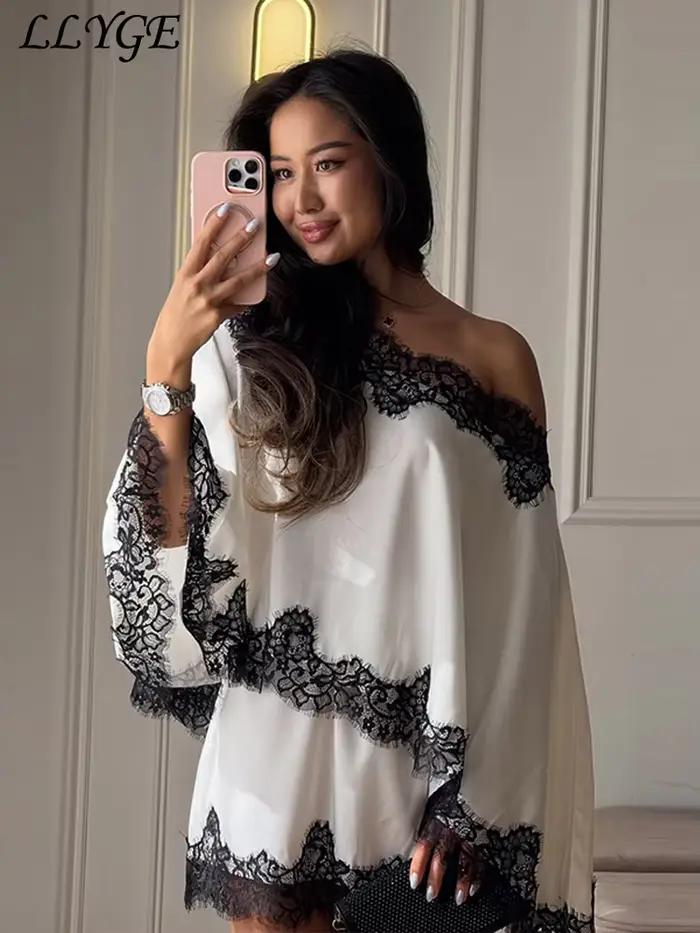 Robe longue plissée pour femme