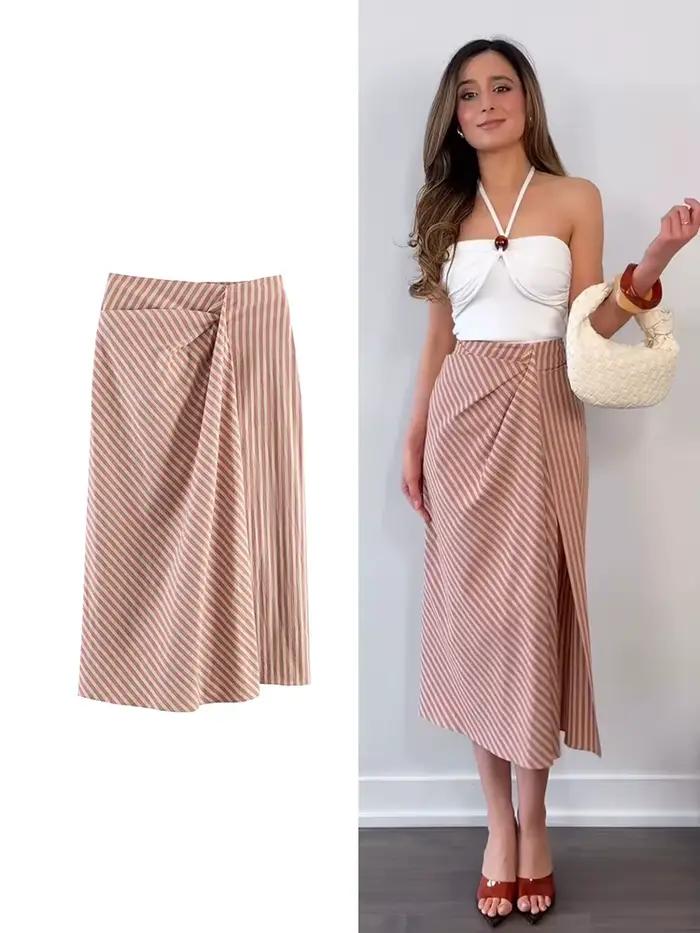 TFMLN 2026 Nouvelle jupe longue pour femme