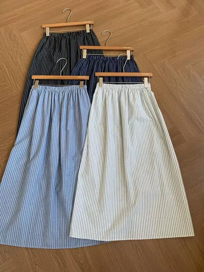 Aoaiiys – jupes rayées pour femmes