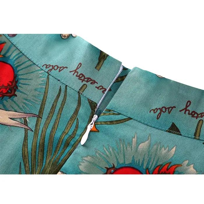 Jupe trapèze mi-longue en coton pour femme, APRIL MODA, style vintage, pin-up, rockabilly, patineuse, école, polyvalente, silhouette élégante ```