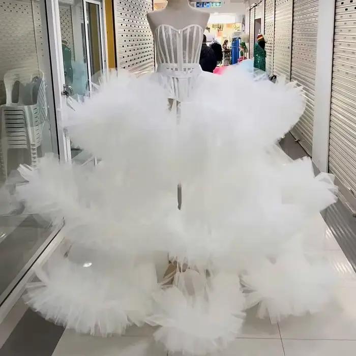 Jupe en tulle moelleuse à volants