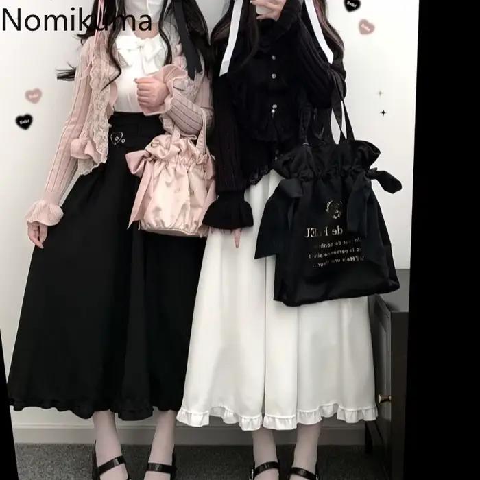 Jupes blanches taille haute pour femmes