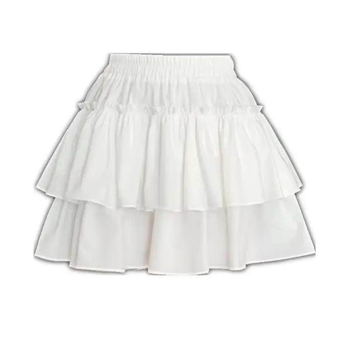 Jupe courte bouffante blanche 2026 pour femme