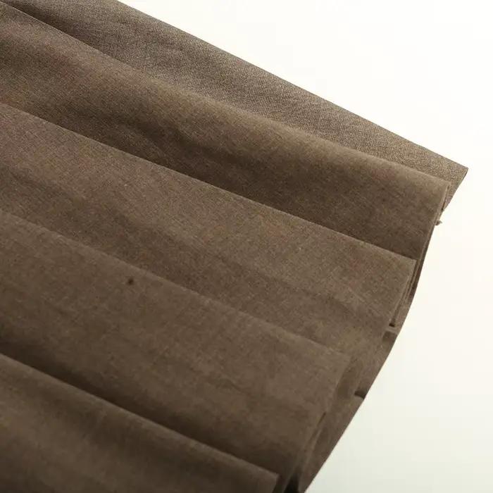 Jupe plissée de tailleur automnale pour femme, silhouette amincissante, tenue de travail, style preppy, sortie nocturne, polyester, viscose, laine, mi-mollet