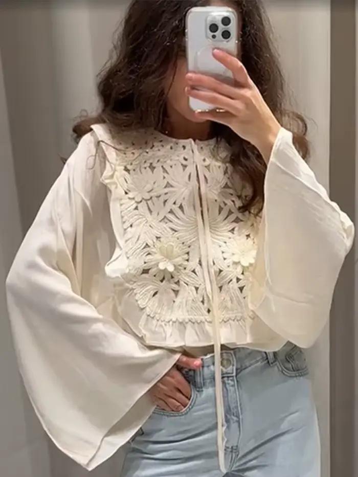 Jupe élégante à lacets pour femme
