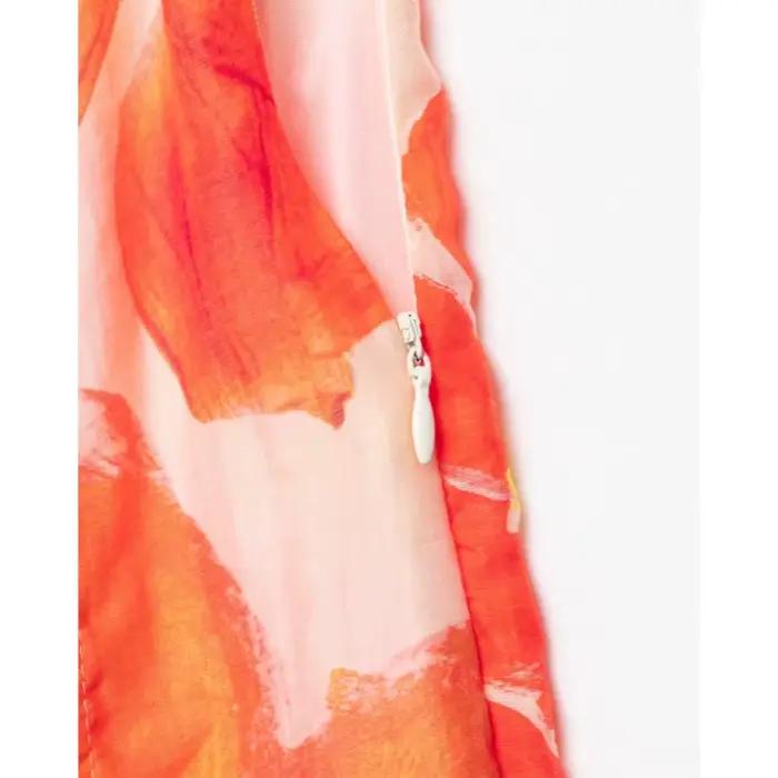 Jupe midi à imprimé floral pour femmes