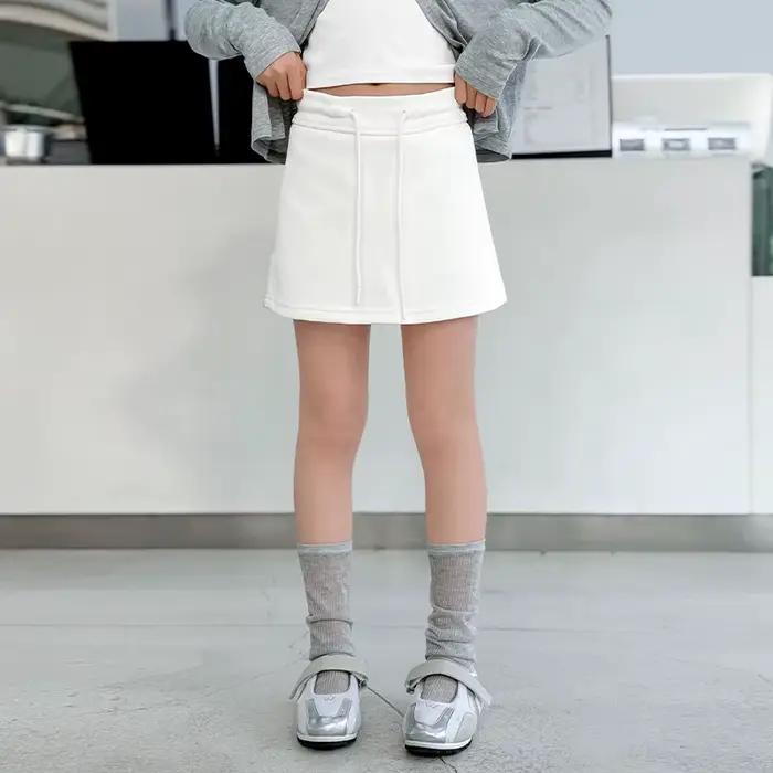 Mini jupe crayon taille haute pour enfants de 5 à 14 ans