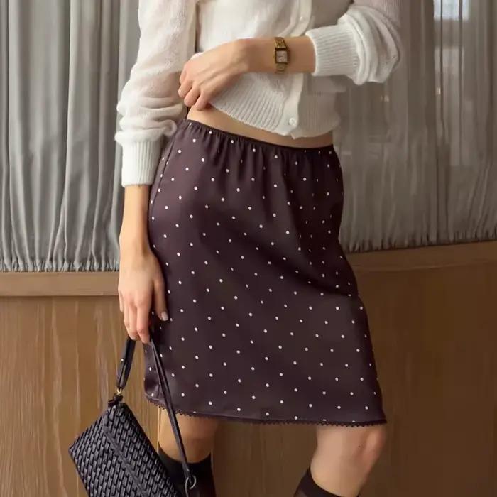 Jupe à pois pour femme Printemps/Été 2026